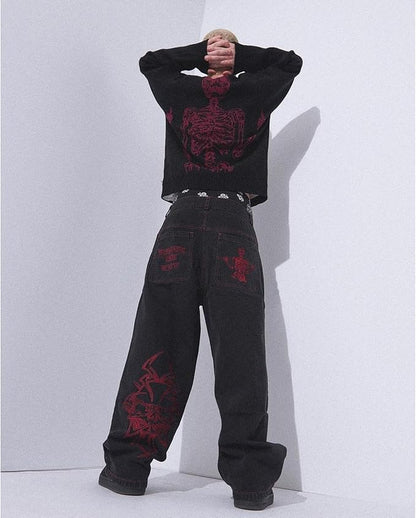 Red dragon sweatpants